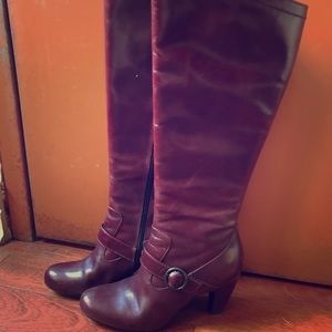 Burgundy Boots